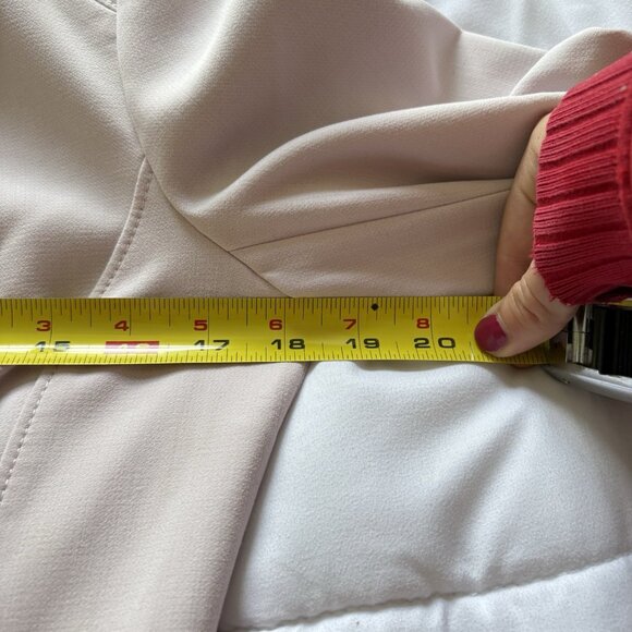 White House Black Market Light Pink Cropped Blazer Jacket Womens Size Small - Picture 5 of 9